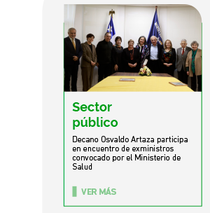Sector público. Decano Osvaldo Artaza participa en encuentro de exministros convocado por el Ministerio de Salud