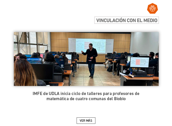 Vinculación con el Medio. IMFE de UDLA inicia ciclo de talleres para profesores de matemática de cuatro comunas del Biobío