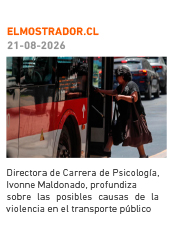 Elmostrador.cl. Directora de Carrera de Psicología, Ivonne Maldonado, profundiza sobre las posibles causas de la violencia en el transporte público