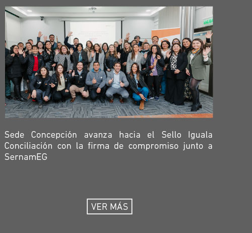 Sede Concepción avanza hacia el Sello Iguala Conciliación con la firma de compromiso junto a SernamEG