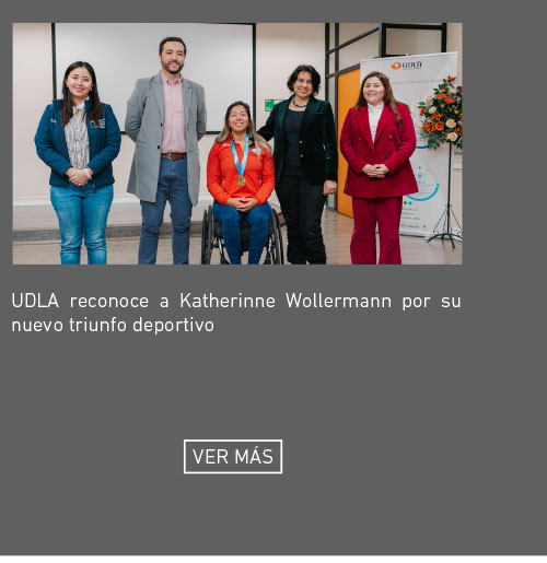 UDLA reconoce a Katherinne Wollermann por su nuevo triunfo deportivo