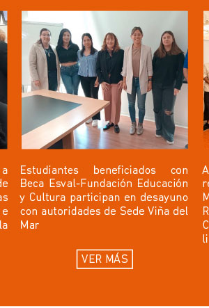 Estudiantes beneficiados con Beca Esval-Fundación Educación y Cultura participan en desayuno con autoridades de Sede Viña del Mar