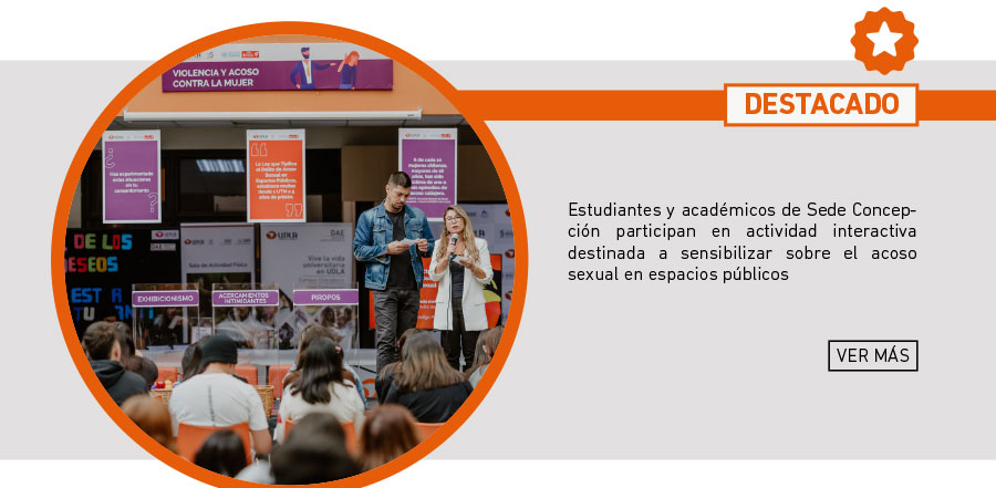 Notas de Estudiantes y académicos de Sede Concepción participan en actividad interactiva destinada a sensibilizar sobre el acoso sexual en espacios públicos