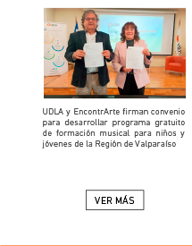 UDLA y EncontrArte firman convenio para desarrollar programa gratuito de formación musical para niños y jóvenes de la Región de Valparaíso