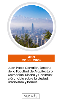 Juan Pablo Corvalan, Decano de la Facultad de Arquitectura, Animación, Diseño y Construcción, habla sobre la ciudad, urbanismo y barrios | ADN