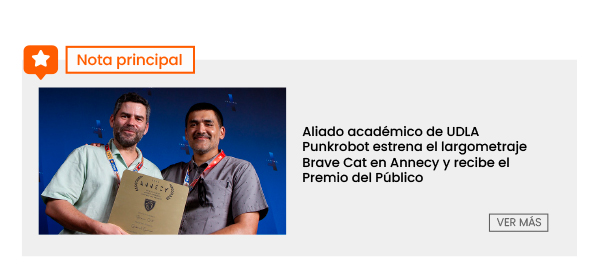 Aliado académico de UDLA Punkrobot estrena el largometraje Brave Cat en Annecy y recibe el Premio del Público   / 