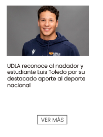 Universidad de Las Américas reconoce al nadador Luis Toledo por su destacado aporte al deporte nacional   
