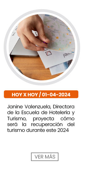 Janine Valenzuela, Directora de la Escuela de Hotelería y Turismo, proyecta cómo será la recuperación del turismo durante este 2024