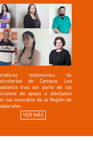 Emotivos testimonios de voluntarios de Campus Los Castaños tras ser parte de las acciones de apoyo a afectados por los incendios de la Región de Valparaíso