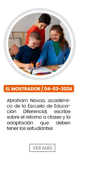 Abraham Novoa, académico de la Escuela de Educación Diferencial