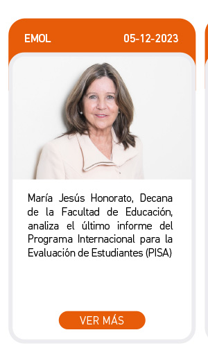 María Jesús Honorato, Decana de la Facultad de Educación, analiza el último informe del Programa Internacional para la Evaluación de Estudiantes (PISA)