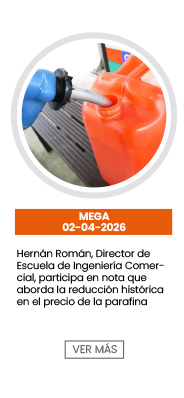 Hernán Román, Directord de Escuela de Ingeniería Comercial, participa en nota que aborda la reducción histórica en el precio de la parafina | Mega