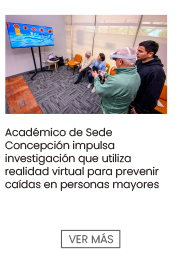 Académico de Sede Concepción de UDLA impulsa investigación que utiliza realidad virtual para prevenir caídas en personas mayores  