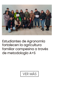 Estudiantes de Agronomía de Universidad de Las Américas fortalecen la agricultura familiar campesina a través de metodología A+S  