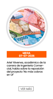 Ariel Yevenes, académico de la Carrera de Ingeniería Comercial, habla sobre la reposición del proyecto 'No más cobros en UF' | Mega 