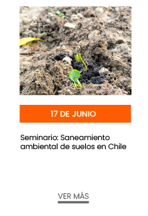 17 de junio. Seminario: Saneamiento ambiental de suelos en Chile
