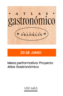 20 de junio. Mesa performativa: Proyecto Atlas Gastronómico