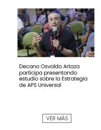 Decano Osvaldo Artaza participa presentando estudio sobre la Estrategia de APS Universal
