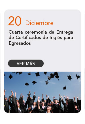 20 Diciembre - Cuarta ceremonia de Entrega de Certificados de Inglés para Egresados