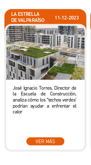 José Ignacio Torres, Director de la Escuela de Construcción, analiza cómo los “techos verdes' podrían ayudar a enfrentar el calor