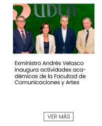 Exministro Andrés Velasco inaugura actividades académicas de la Facultad de Comunicaciones y Artes 