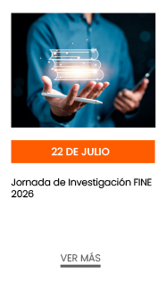 22 de julio. Jornada de Investigación FINE 2026  