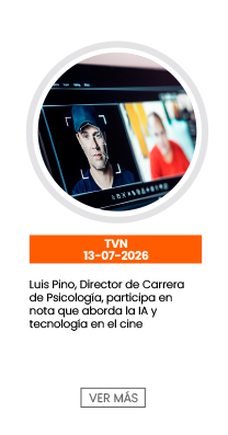 Luis Pino, Director de Carrera de Psicología, participa de nota que aborda al IA y tecnología en el cine. TVN