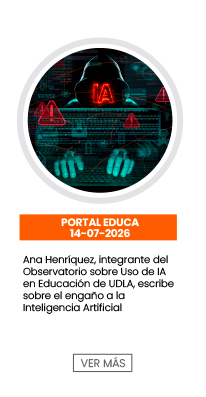 Ana Henríquez, integrante del Observatorio sobre Uso de IA en Educación de UDLA, escribe sobre el engaño a la Inteligencia Artificial. Portal Educa