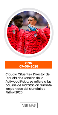 Claudio Cifuentes, Director de Escuela de Ciencias de la Actividad Física, se refiere a las pausas de hidratación durante los partidos del Mundial de Fútbol 2026 | CNN