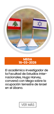 El académico investigador de la Faculta de Estudios Internacionales, Hugo Harvey conversó con Mega sobre la ocupación terrestre de Israel en el Líbano.
