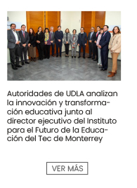 Autoridades UDLA analizan innovación educativa con Michael Fung