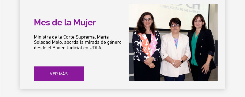 Ministra de la Corte Suprema, María Soledad Melo, aborda la mirada de género desde el Poder Judicial en seminario organizado por la Facultad de Derecho en el marco del 8M