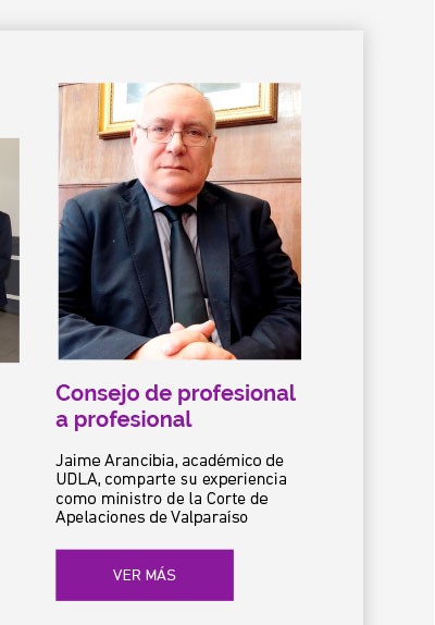 Jaime Arancibia, académico de UDLA, comparte su experiencia como ministro de la Corte de Apelaciones de Valparaíso