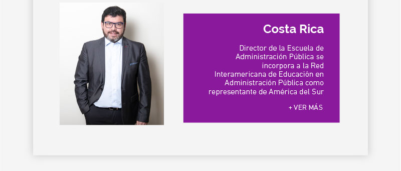 Director de la Escuela de Administración Pública se incorpora a la Red Interamericana de Educación en Administración Pública como representante de América del Sur