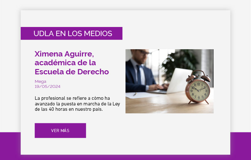 La profesional se refiere a cómo ha avanzado la puesta en marcha de la Ley de las 40 horas en nuestro país.