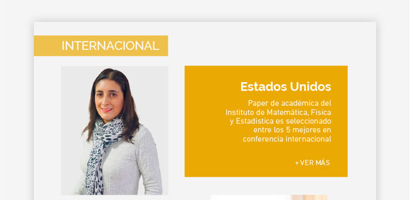 Paper de académica del Instituto de Matemática, Física y Estadística de UDLA es seleccionado entre los 5 mejores en conferencia internacional