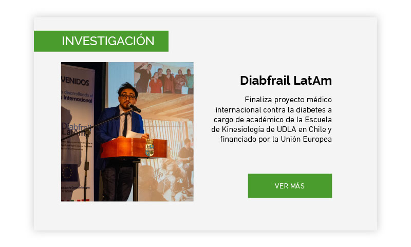 Finaliza proyecto médico internacional contra la diabetes a cargo de académico de la Escuela de Kinesiología de UDLA en Chile y financiado por la Unión Europea