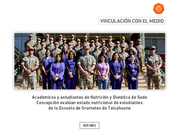 Académicos y estudiantes de Nutrición y Dietética de Sede Concepción de UDLA evalúan estado nutricional de estudiantes de la Escuela de Grumetes de Talcahuano