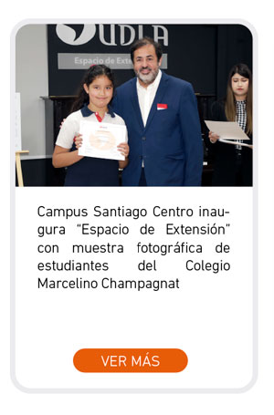 Campus Santiago Centro inaugura “Espacio de Extensión” con muestra fotográfica de estudiantes del Colegio Marcelino Champagnat