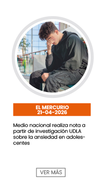 Medio nacional realiza nota a partir de investigación UDLA sobre la ansiedad presentada en adolescentes | El Mercurio 