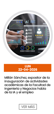 Millán Sánchez, expositor de la inauguración de actividades académicas de la Facultad de Ingeniería y Negocios habla de la IA y el empleo | LUN