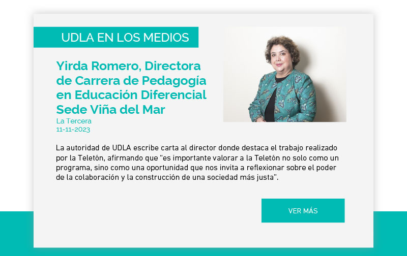 Yirda Romero, Directora Carrera de Pedagogía en Educación Diferencial Sede Viña del Mar
