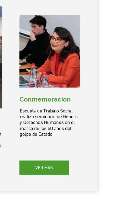 Escuela de Trabajo Social realiza seminario de Género y Derechos Humanos en el marco de los 50 años del golpe de Estado