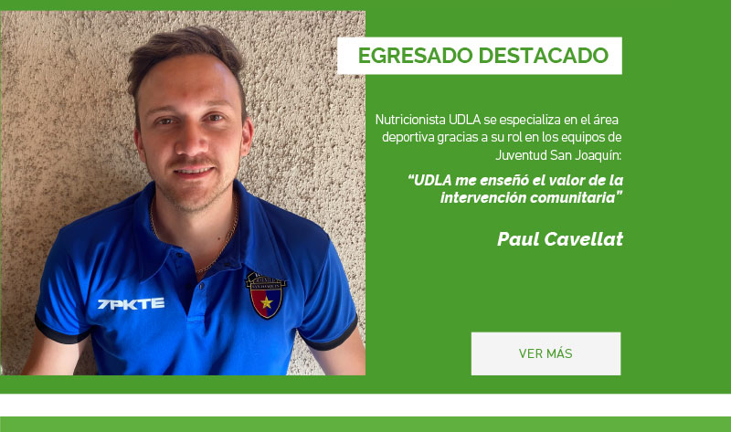 Nutricionista UDLA se especializa en el área deportiva gracias a su rol en Magallanes y Real Juventud San Joaquín: “UDLA me enseñó el valor de la intervención comunitaria”