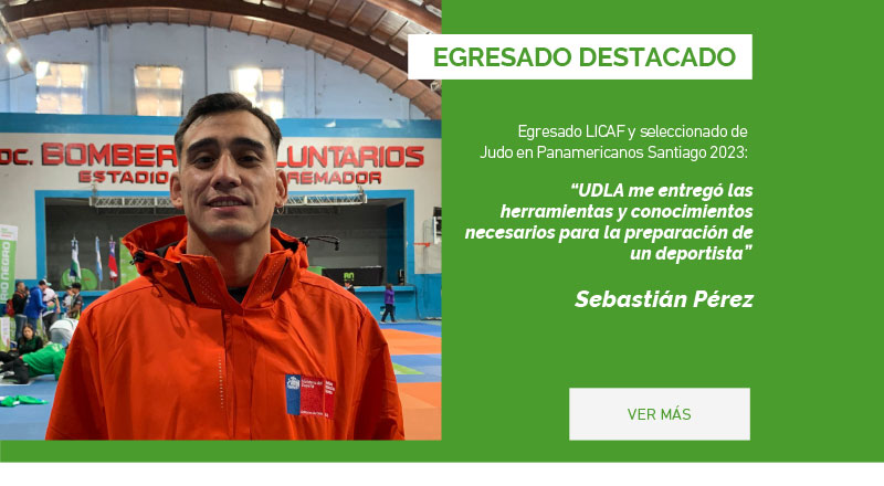 Egresado de Licenciatura en Ciencias de la Actividad Física y seleccionado Judo en Panamericanos Santiago 2023: “UDLA me entregó las herramientas y conocimientos necesarios para la preparación de un deportista”