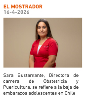 EL MOSTRADOR | 16-4-2026 | Sara Bustamante, Directora de carrera de Obstetricia y Puericultura, se refiere a la baja de embarazos adolescentes en Chile