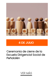 4 de julio. Ceremonia de cierre de la Escuela Dirigencial Social de Peñalolén 