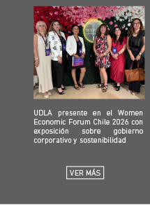 UDLA presente en el Women Economic Forum Chile 2026 con exposición sobre gobierno corporativo y sostenibilidad